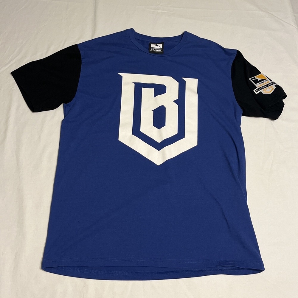 Overwatch League Inaugural Season Boston Uprising Jersey Mens L 2017-2018